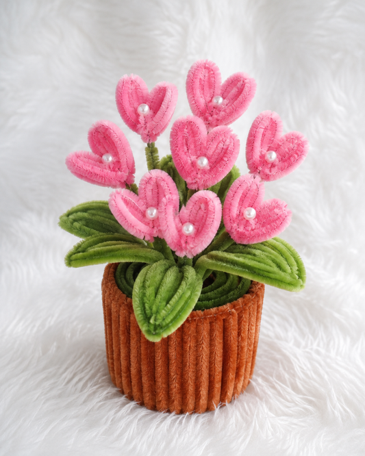 Pipe Cleaner Flower Pots