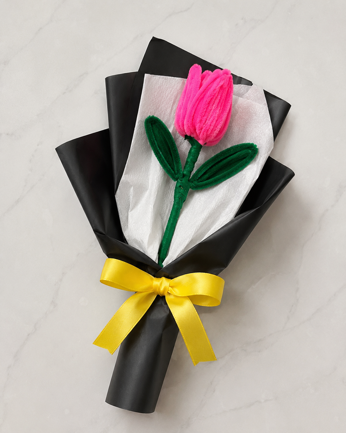 Pipe Cleaner Tulip Bouquet