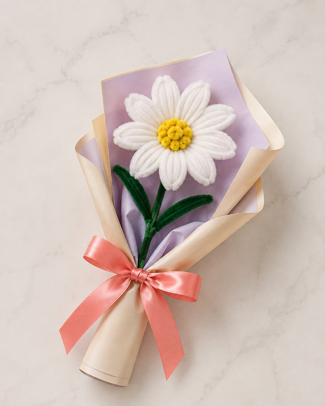 Pipe Cleaner Daisy Bouquet