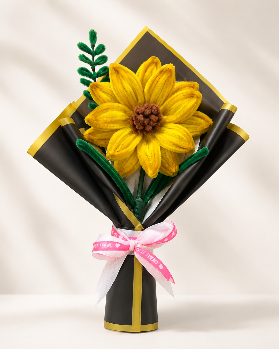 Pipe Cleaner Sunflower Bouquet