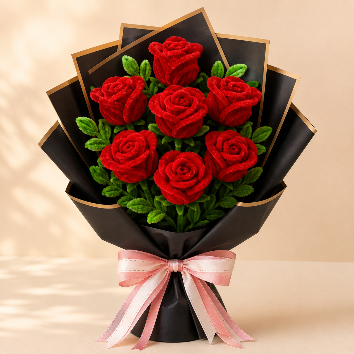 Pipe Cleaner Rose Bouquet