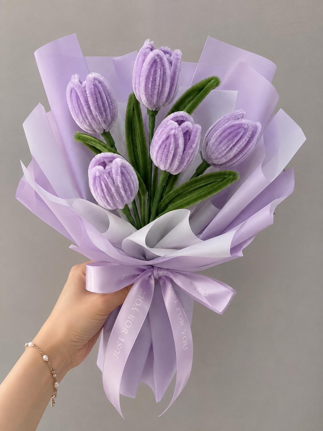 Pipe Cleaner Tulip Bouquet