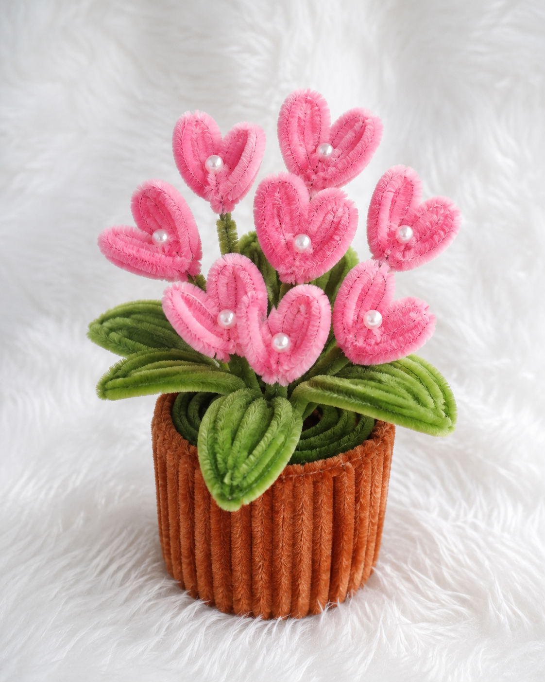 Pipe Cleaner Flower Pots