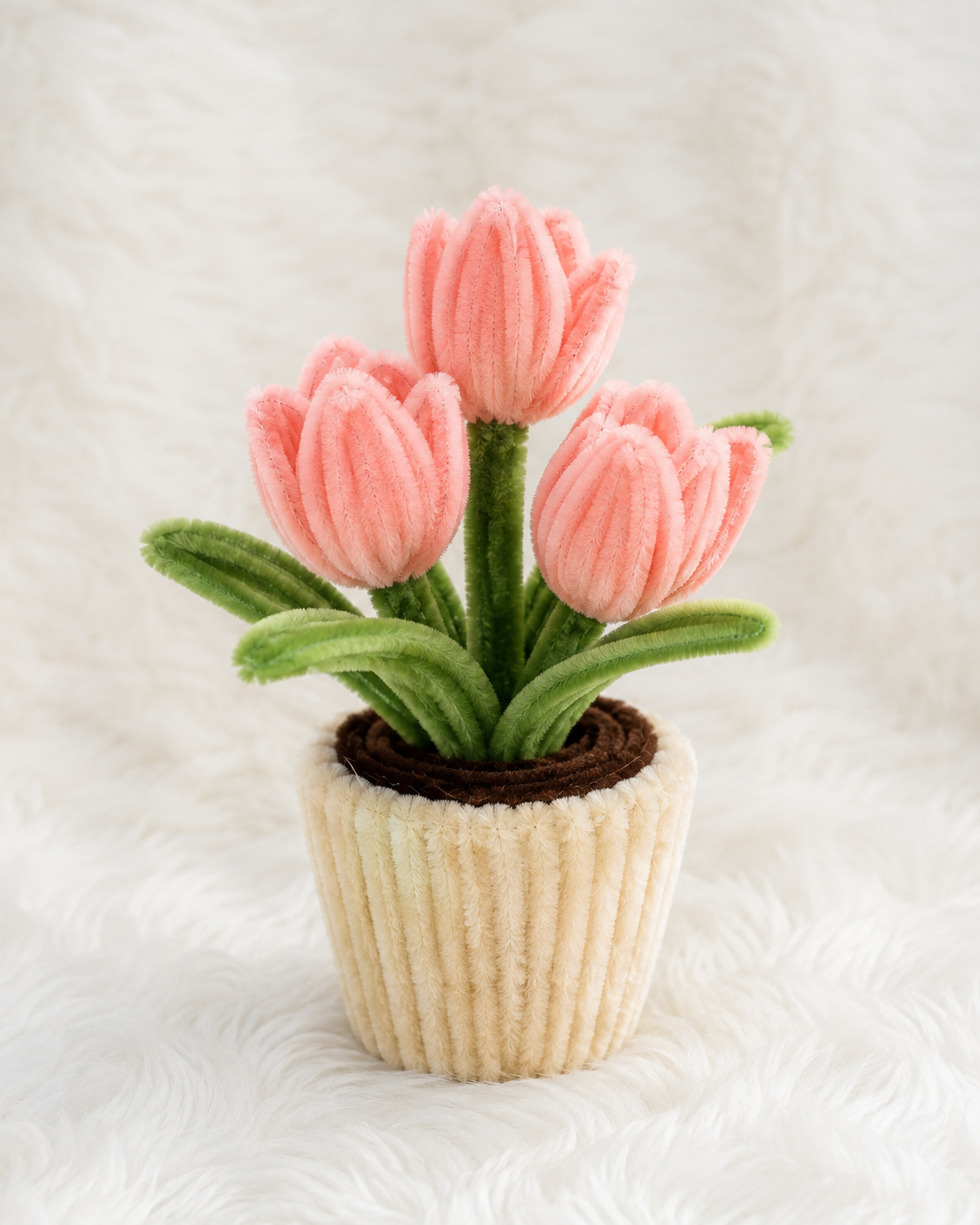 Pipe Cleaner Flower Pots