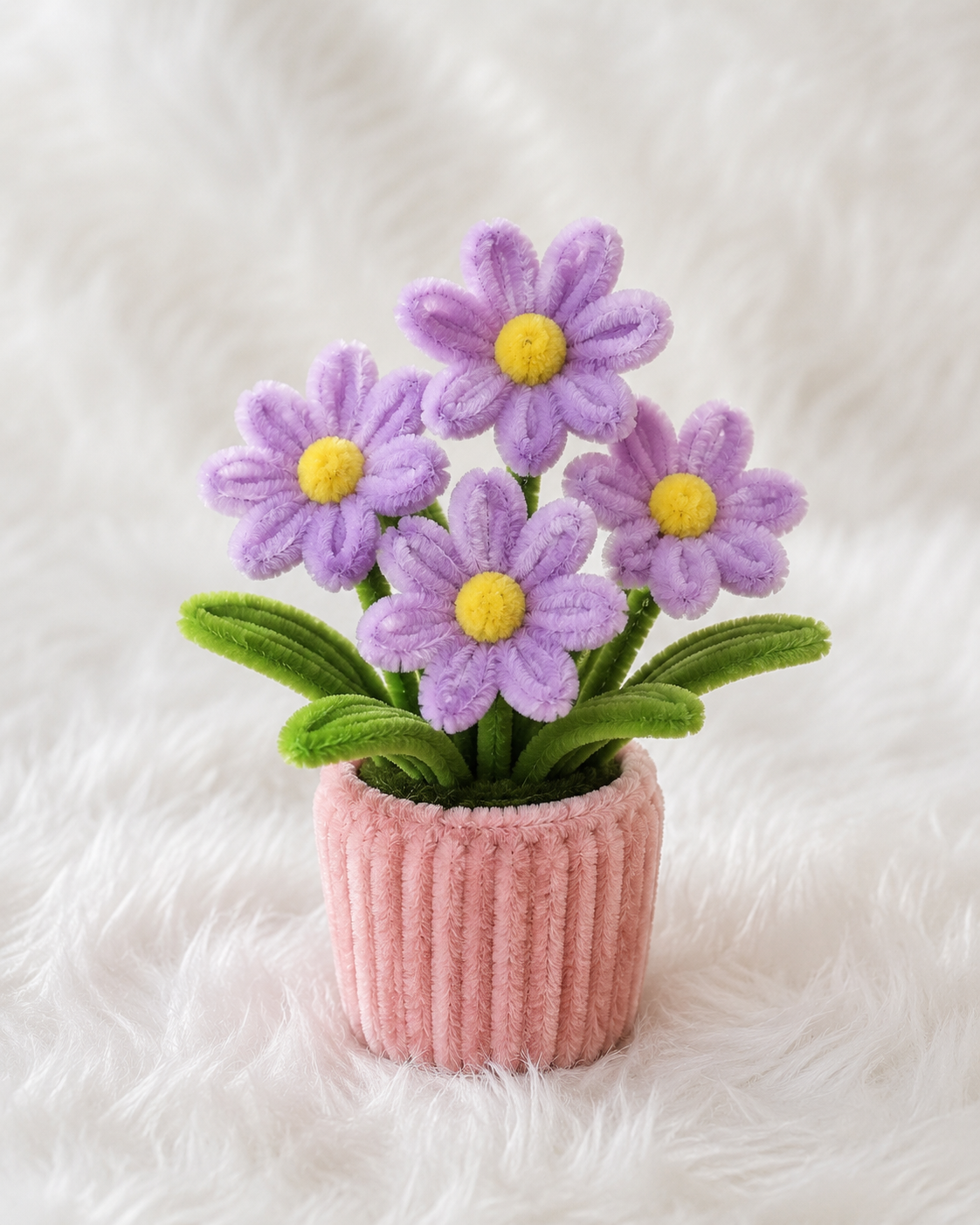 Pipe Cleaner Flower Pots