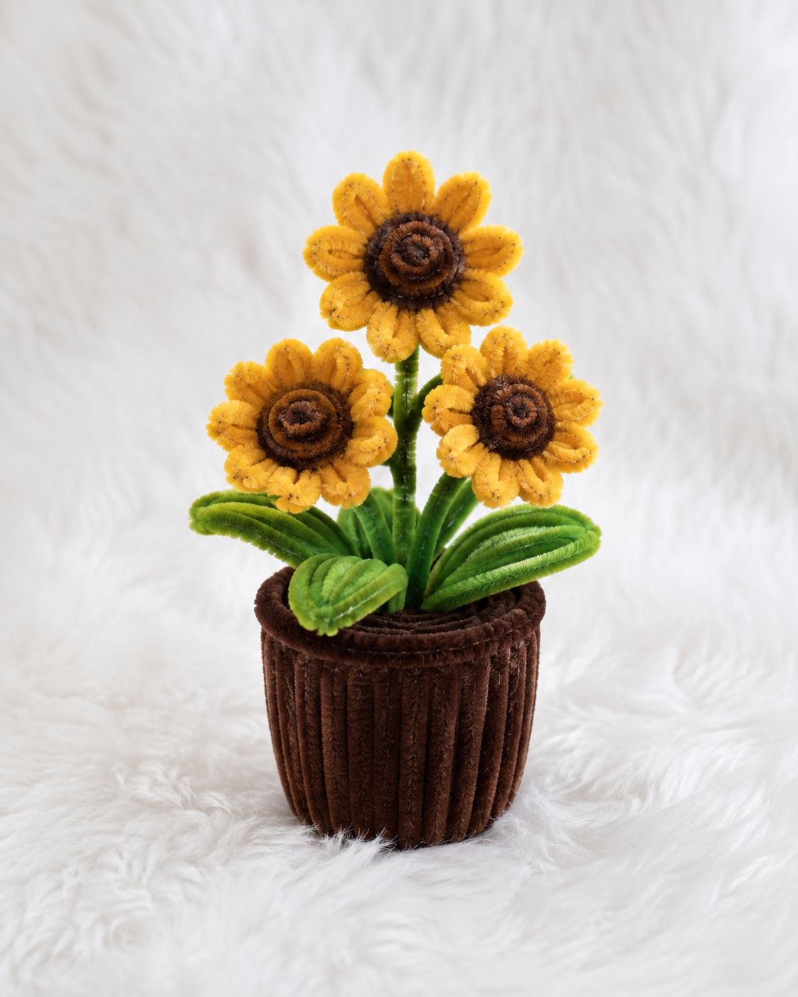 Pipe Cleaner Flower Pots