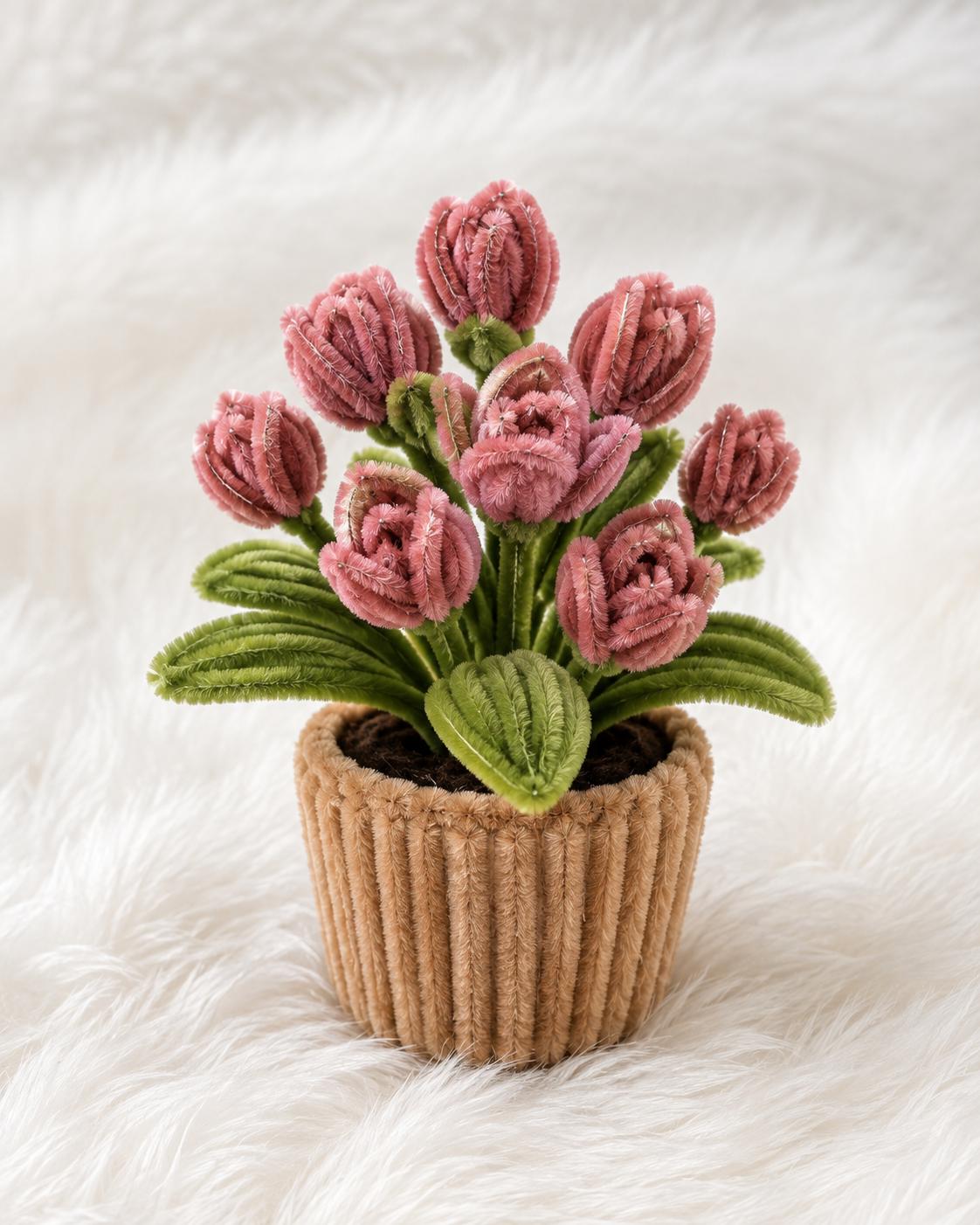 Pipe Cleaner Flower Pots