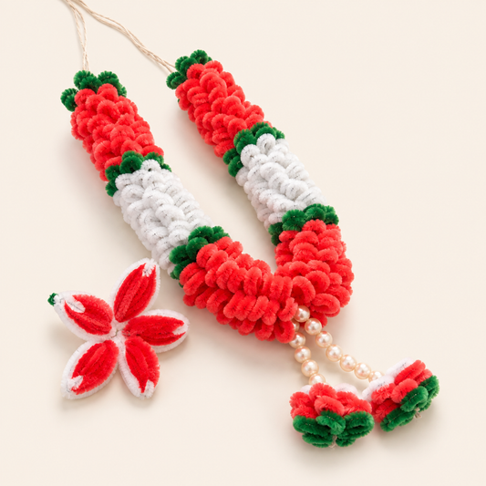 Pipe Cleaner Floral Garland