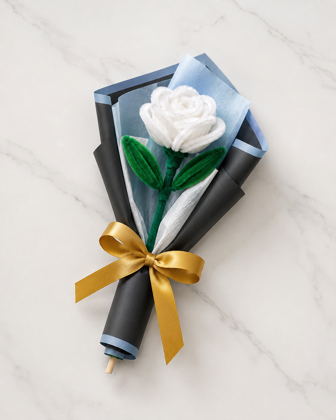 Pipe Cleaner Rose Bouquet