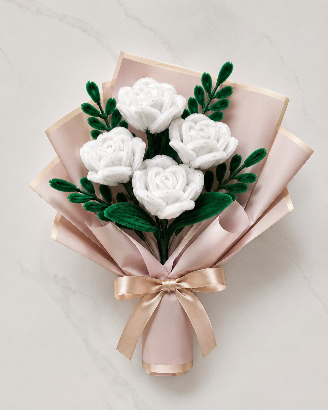 Pipe Cleaner Rose Bouquet
