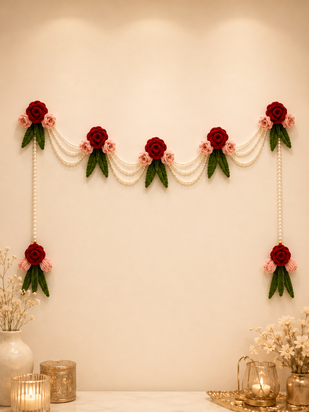 Pipe Cleaner Floral Wall Hanging